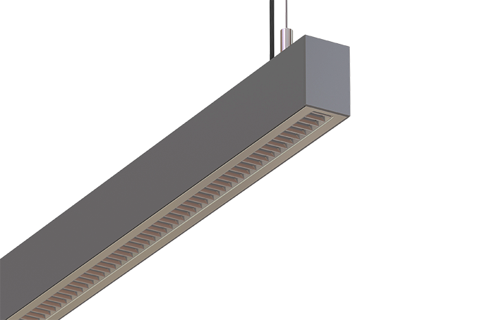 Glamox FXX589330. Interior General Lighting FX45-P2006 0/100 AL 5000 HF 840 C2.5 SMP