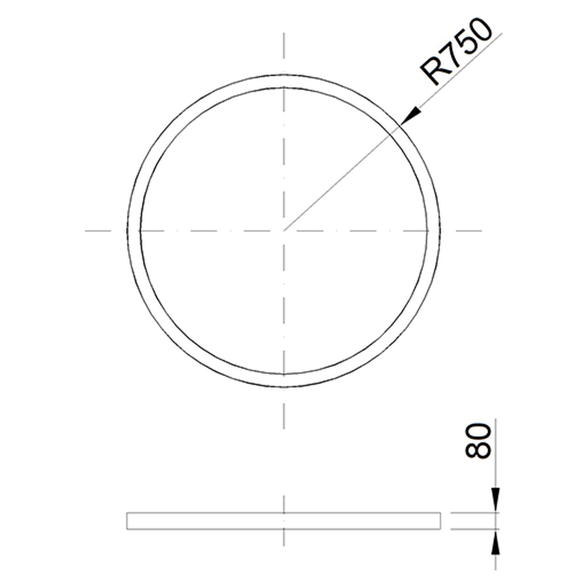 Glamox FX65 decorative luminaire, 9200 lm, 4000 K, switchable