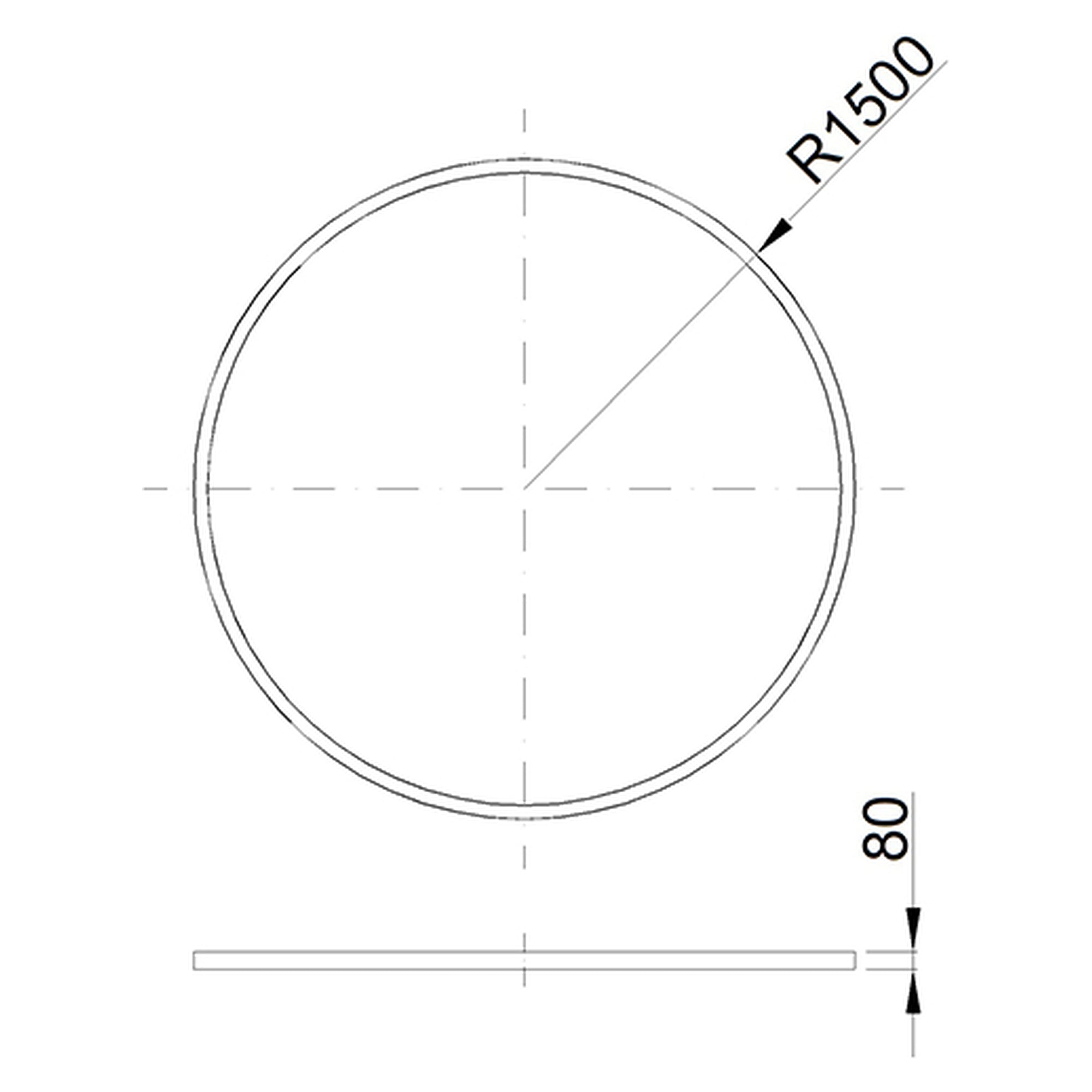 Glamox FX65 luminaire décoratif, 27500 lm, 4000 K, à gradation DALI