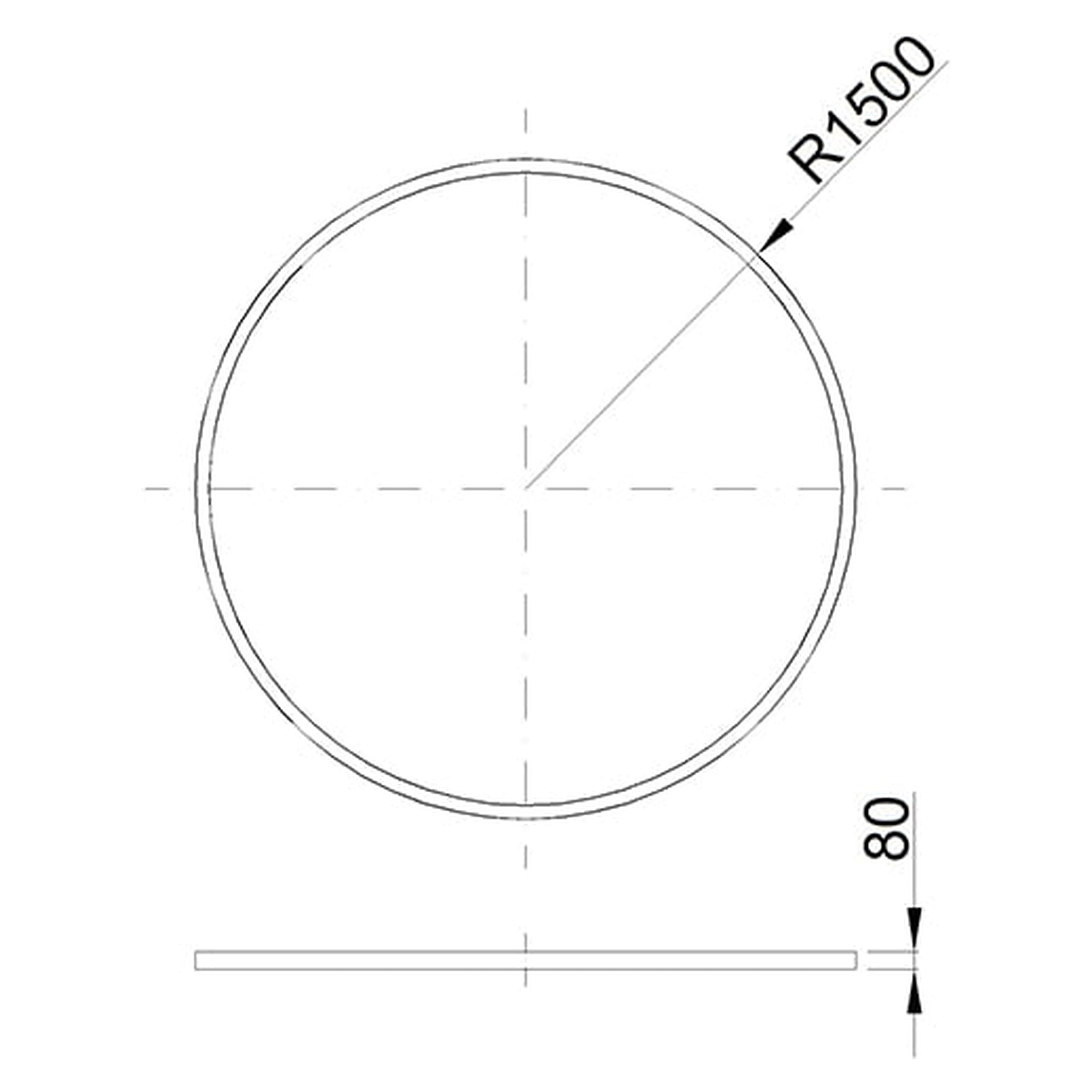 Glamox FX65 decorative luminaire, 26400 lm, 3000 K, DALI dimmable