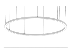 Glamox FXX111868. Innenraumleuchten FX65 FLOW-P3000 WH 18000 HF 830 PRE C5 OP