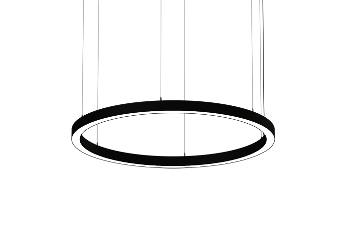 Glamox FXX111902. Innenraumleuchten FX65 FLOW-P1500 BL 9000 DALI 840 PRE C2.5 OP