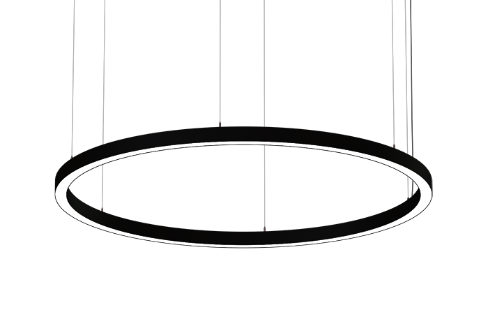 Glamox FXX111898. Innenraumleuchten FX65 FLOW-P2000 BL 12000 DALI 830 PRE C5 OP