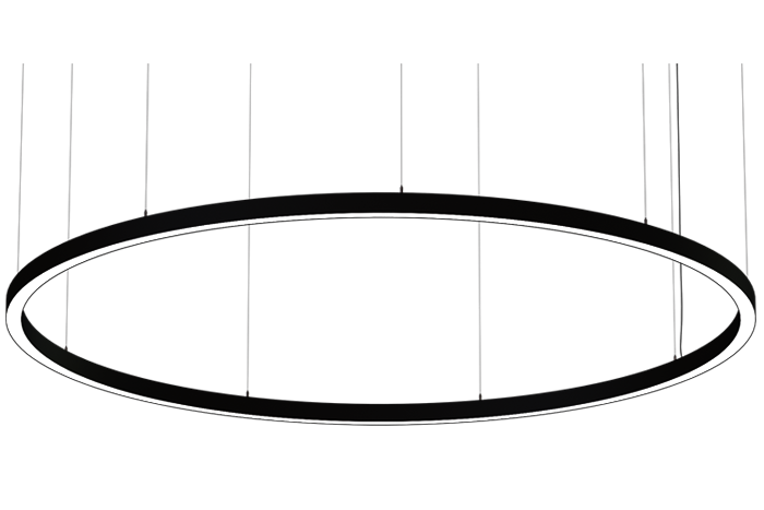 Glamox FXX111906. Innenraumleuchten FX65 FLOW-P3000 BL 18000 DALI 830 PRE C5 OP