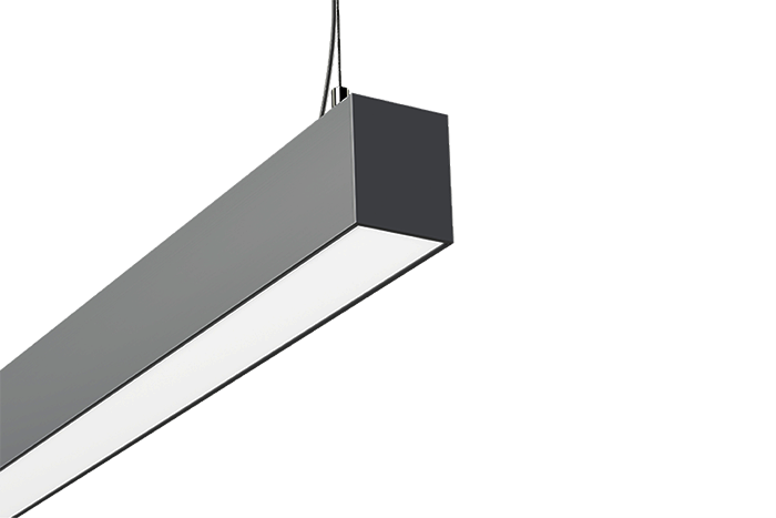 Glamox FXX589242. Innenraumleuchten FX65-P1519 0/100 AL 4500 HF 840 C2.5 OP/PC