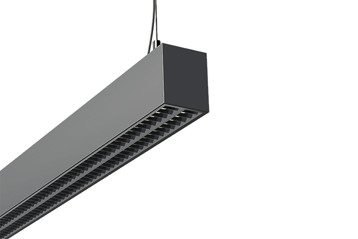 Glamox FXX589311. Innenraumleuchten FX65-P2006 20/80 AL 10700 DALI 840 C2.5 SMP