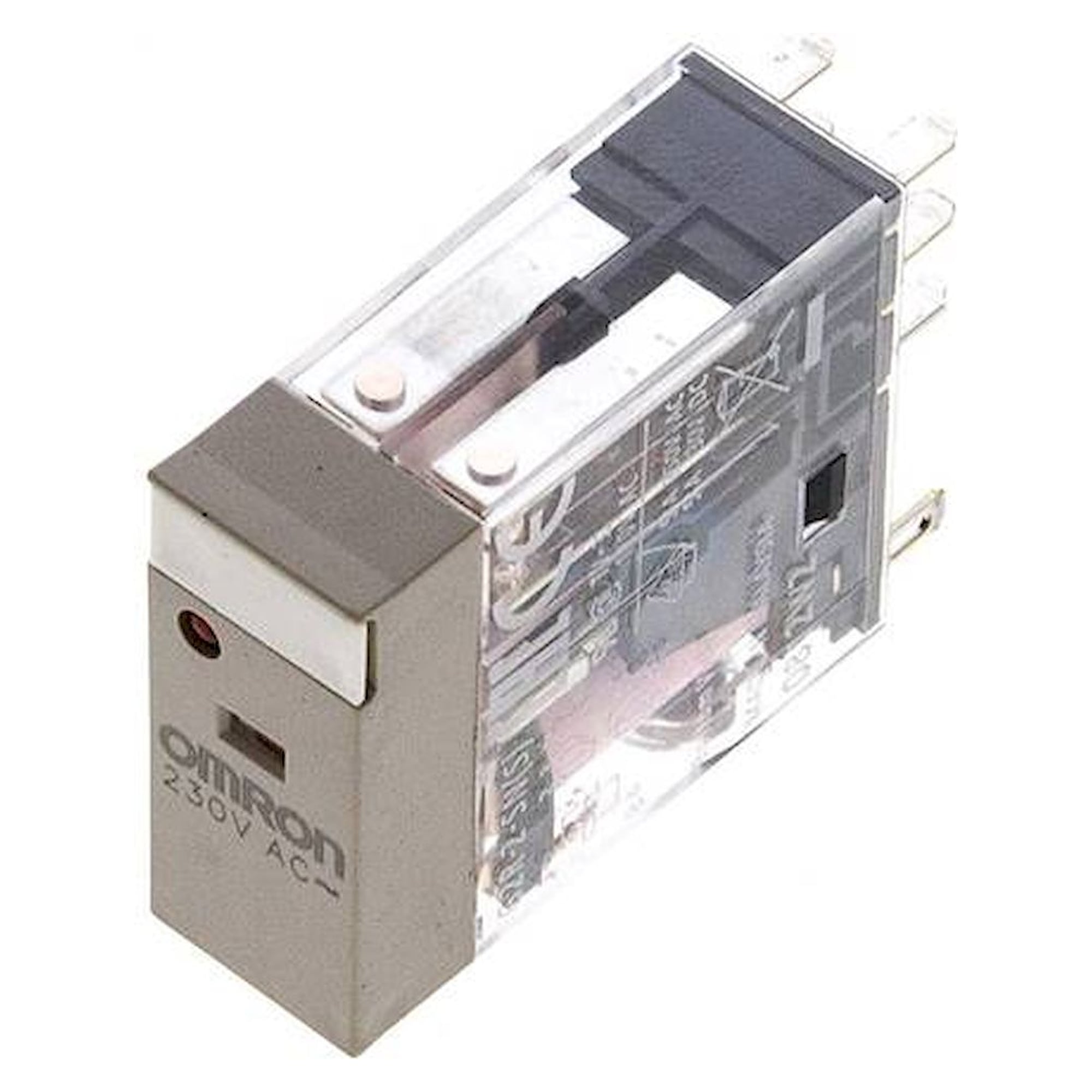 Omron G2R2SN230VAC. Omron industrial relay, 230 V AC, 2 changeover contact