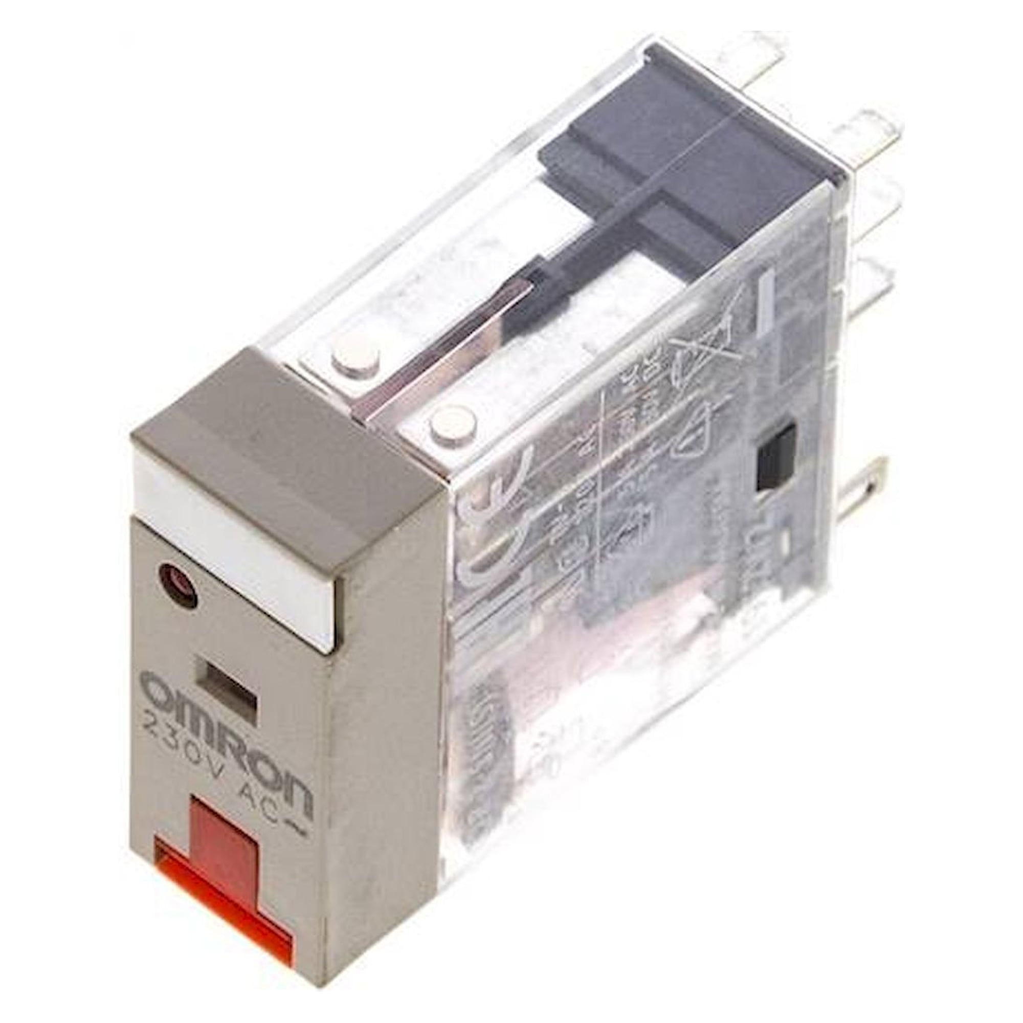 Omron G2R2SNI230VAC. Omron industrial relay, 230 V AC, 2 changeover contact