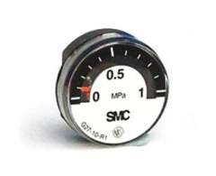 SMC G46-10-01. G(A)46, Manometer für Standardanwendungen mit Grenzwertanzeige mit Gehäusering-Einheit (A.D. 42)