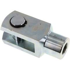 GAK 125. Gabelkopf mit Bolzen M 27x2, Stahl verzinkt