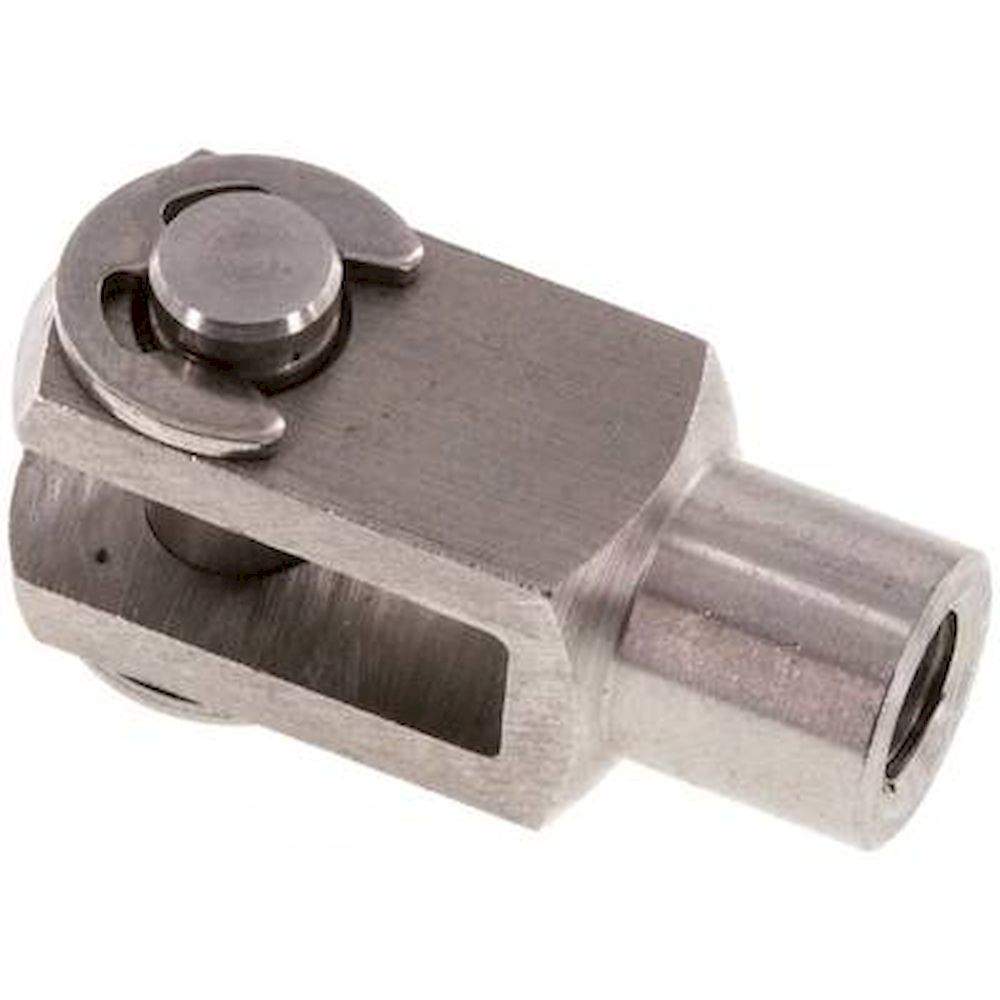 GAK 12/16 ES. Yoke with bolts M 6, 1.4305