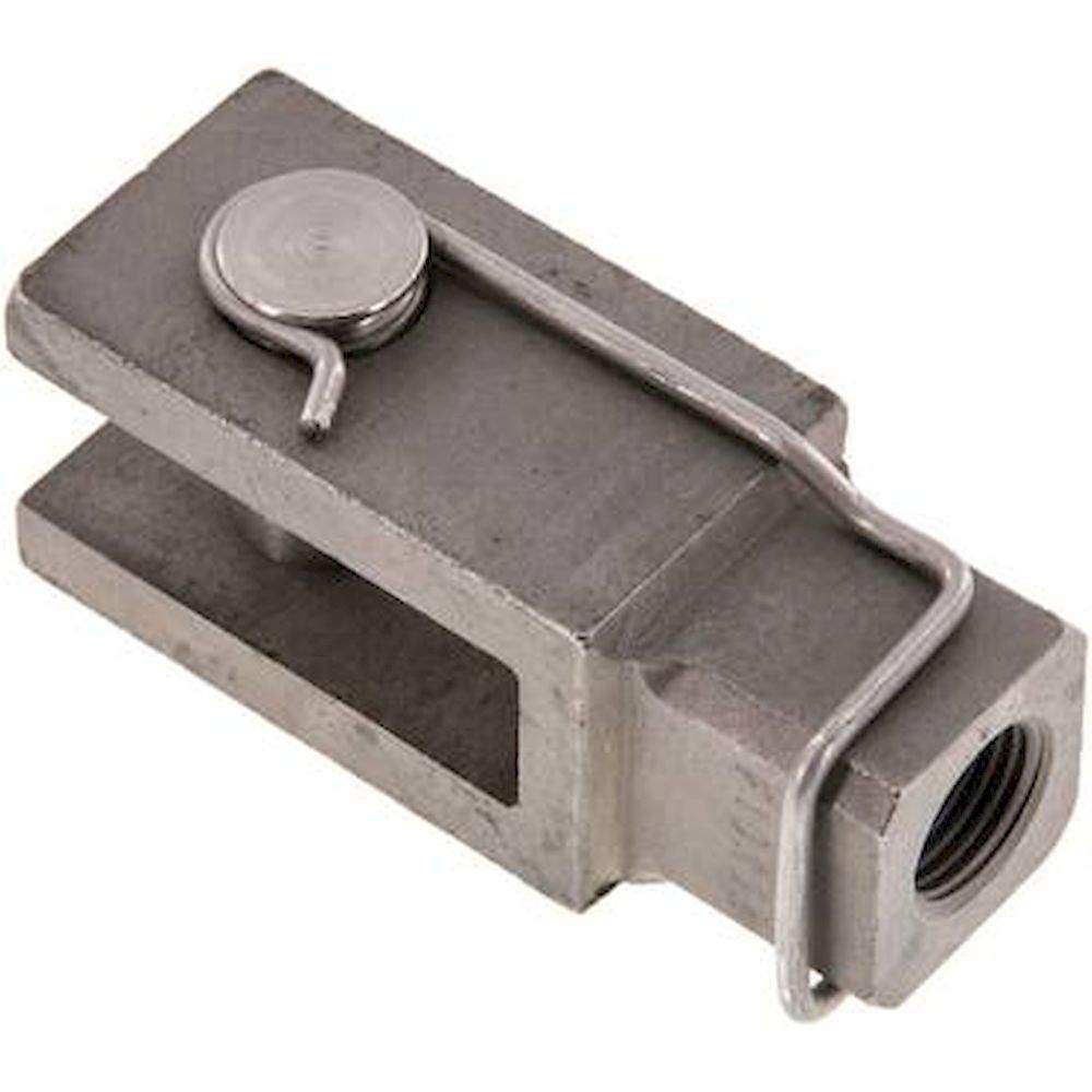 GAK 50/63 ES4A. Gabelkopf mit Bolzen M 16x1,5, 1.4571