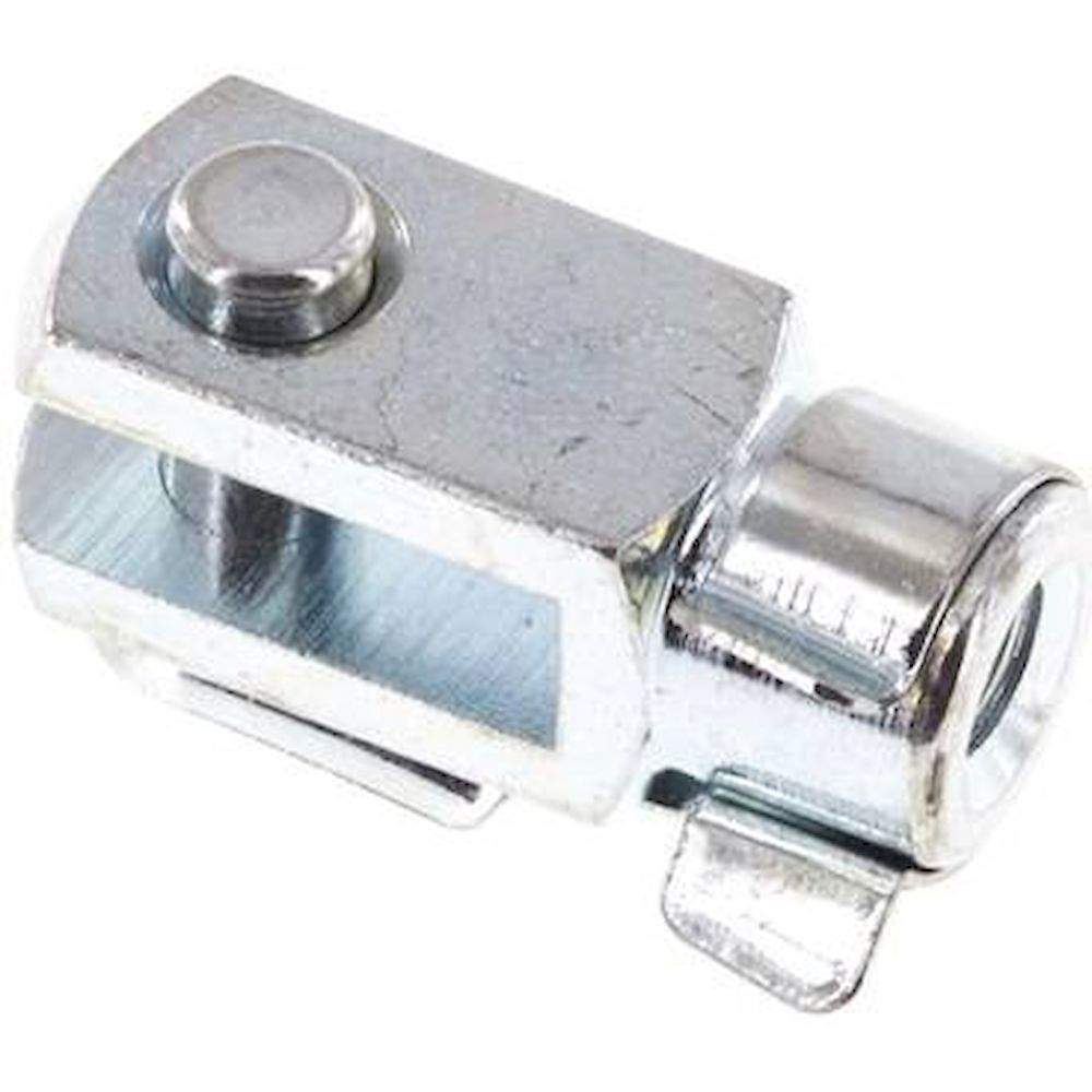 GAK 8/10. Yoke with bolts M 4, Zinc plated steel