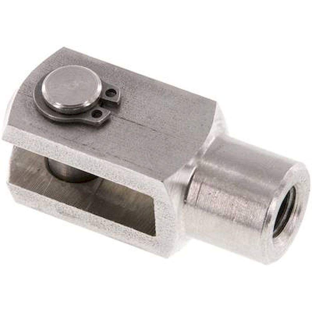 GAK M10 ES. Gabelkopf mit Bolzen M 10, 1.4305