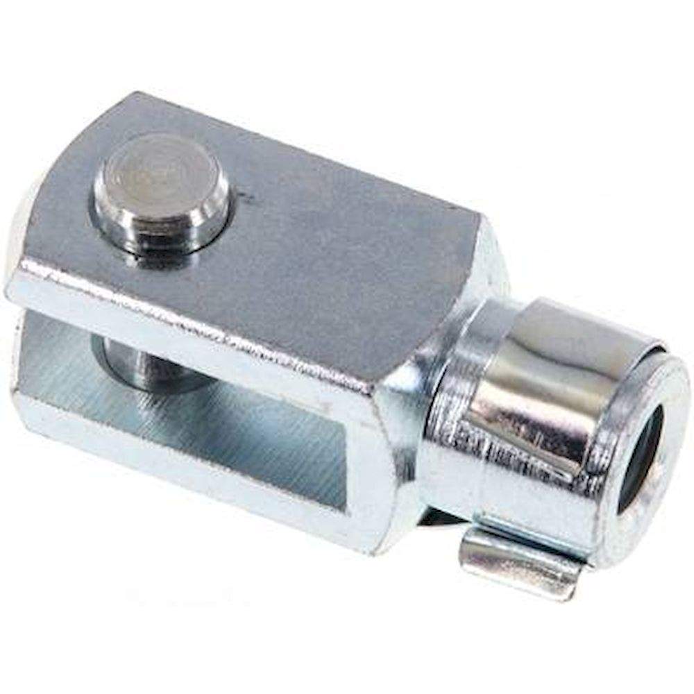 GAK M12. Gabelkopf mit Bolzen M 12, Stahl verzinkt