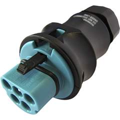 Glamox 15350204. Wieland MALE DALI PLUG RST20i5 IP68 (d.6-10 MM)