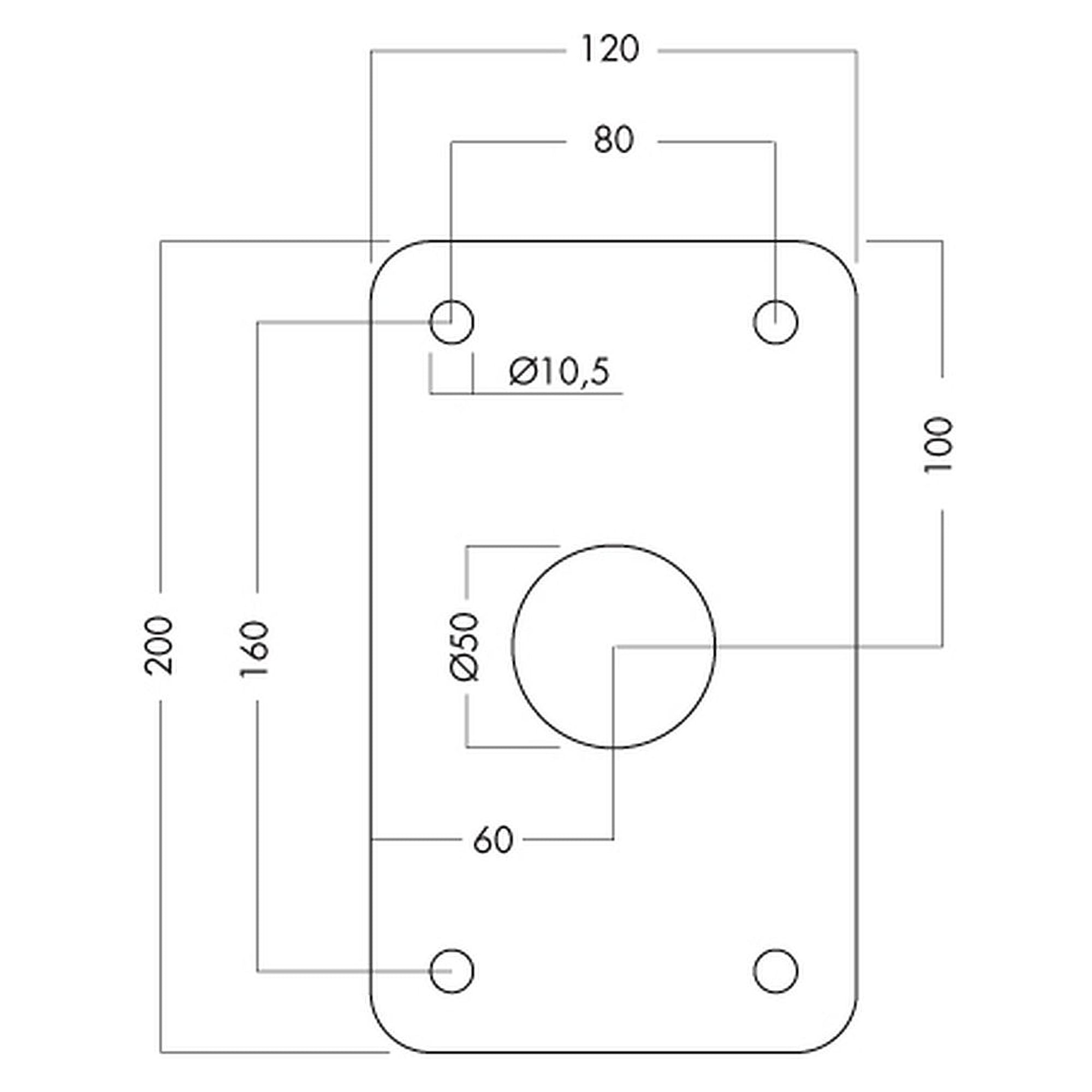 Glamox WALL BRACKET Ø60