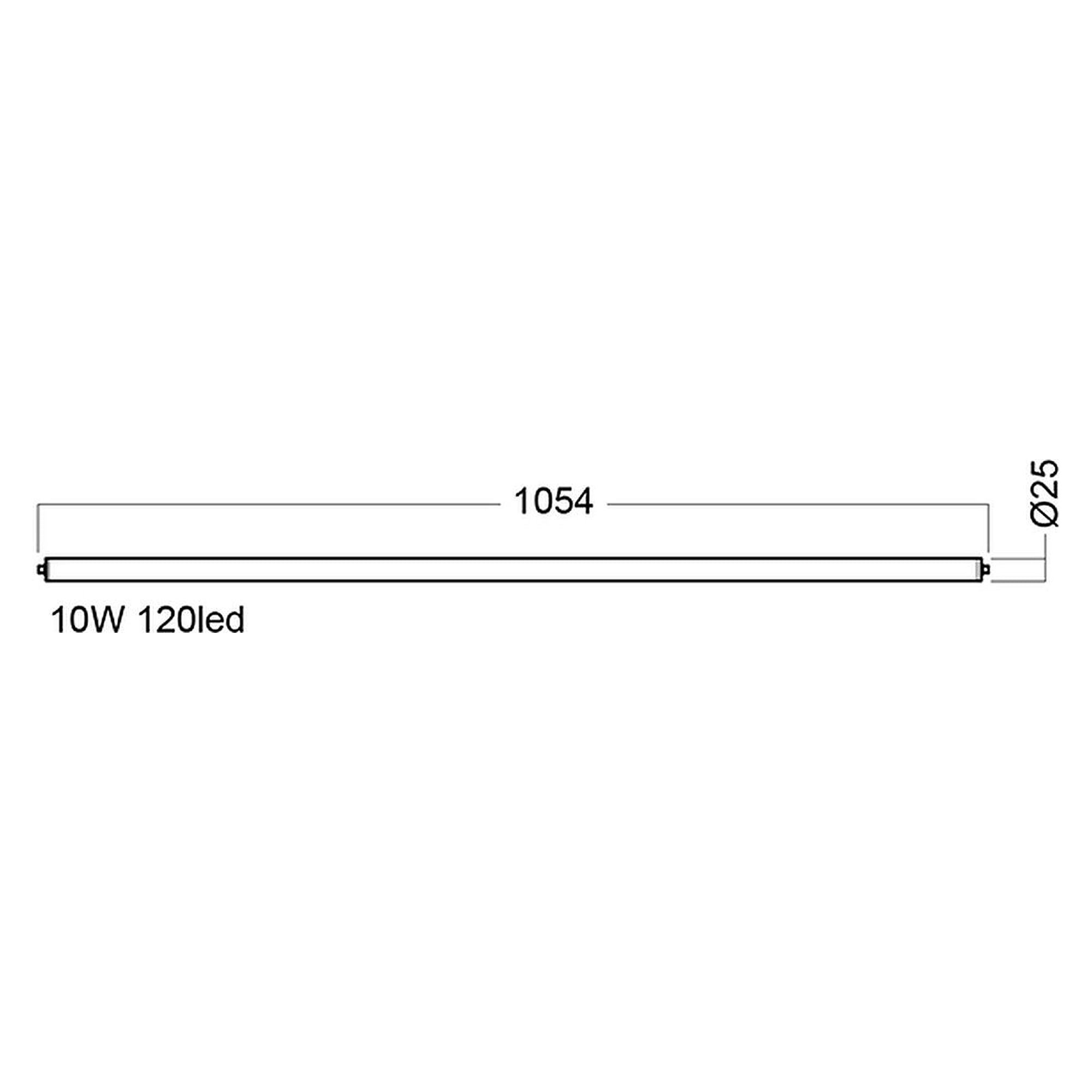 Glamox O65-1050 outdoor luminaire, 768 lm, 4000 K
