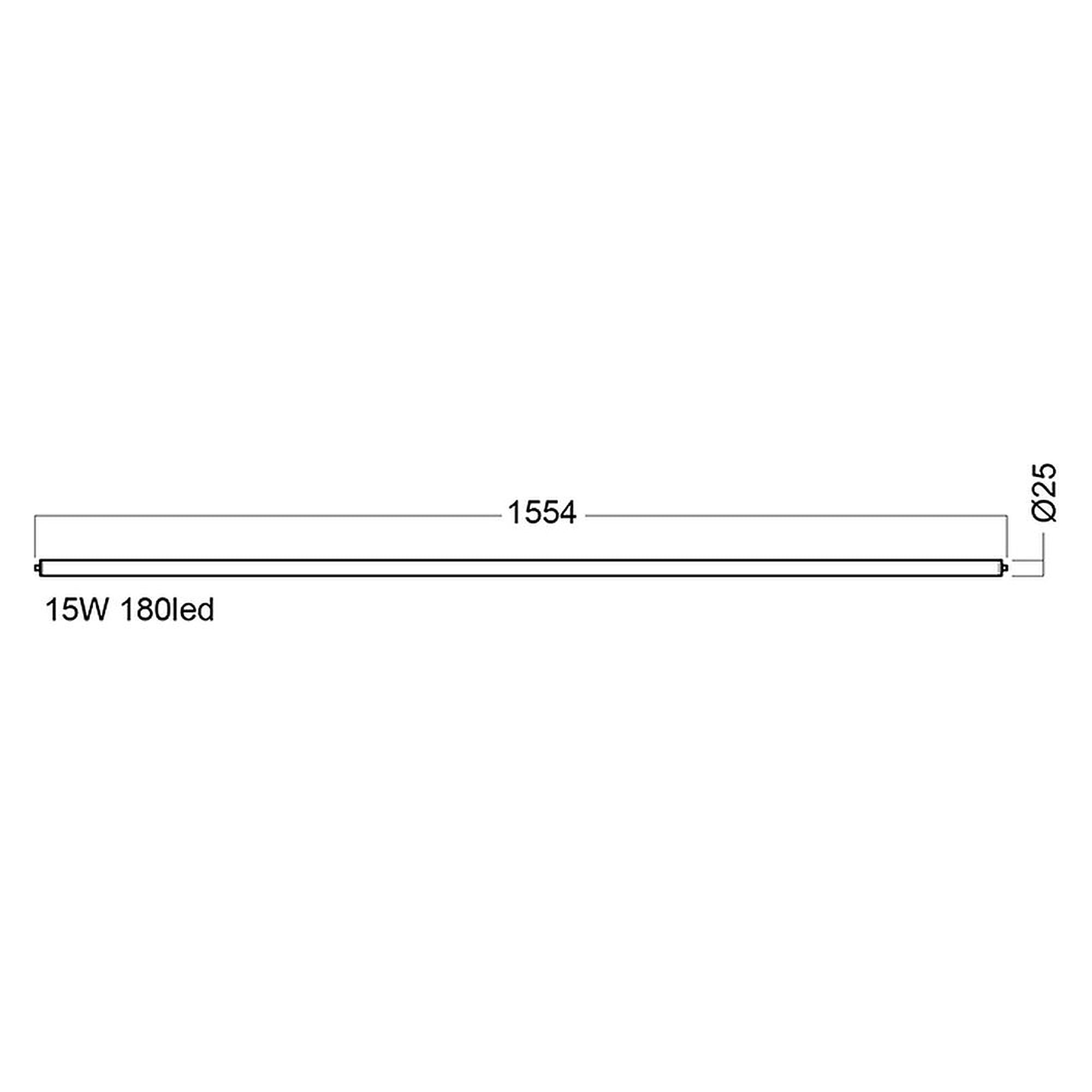 Glamox O65-1550 outdoor luminaire, 1152 lm, 3000 K