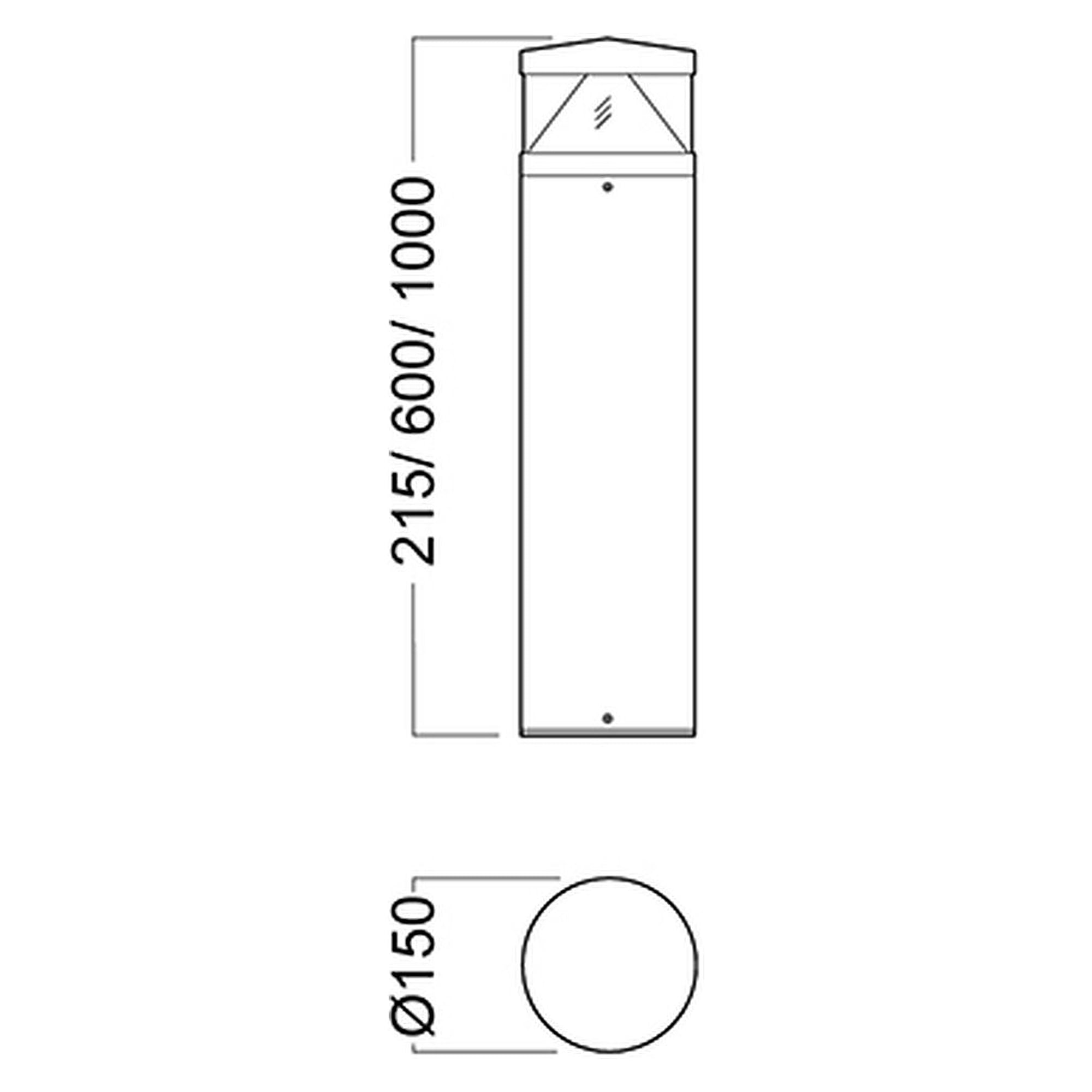 Glamox O35 luminaire d'extérieur, 957 lm, 4000 K, commutable