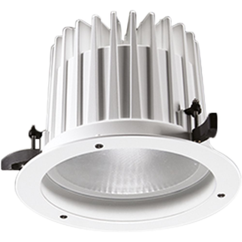 Glamox 536055. Downlight O67-R225 LED 4000 HF 840 WB WH