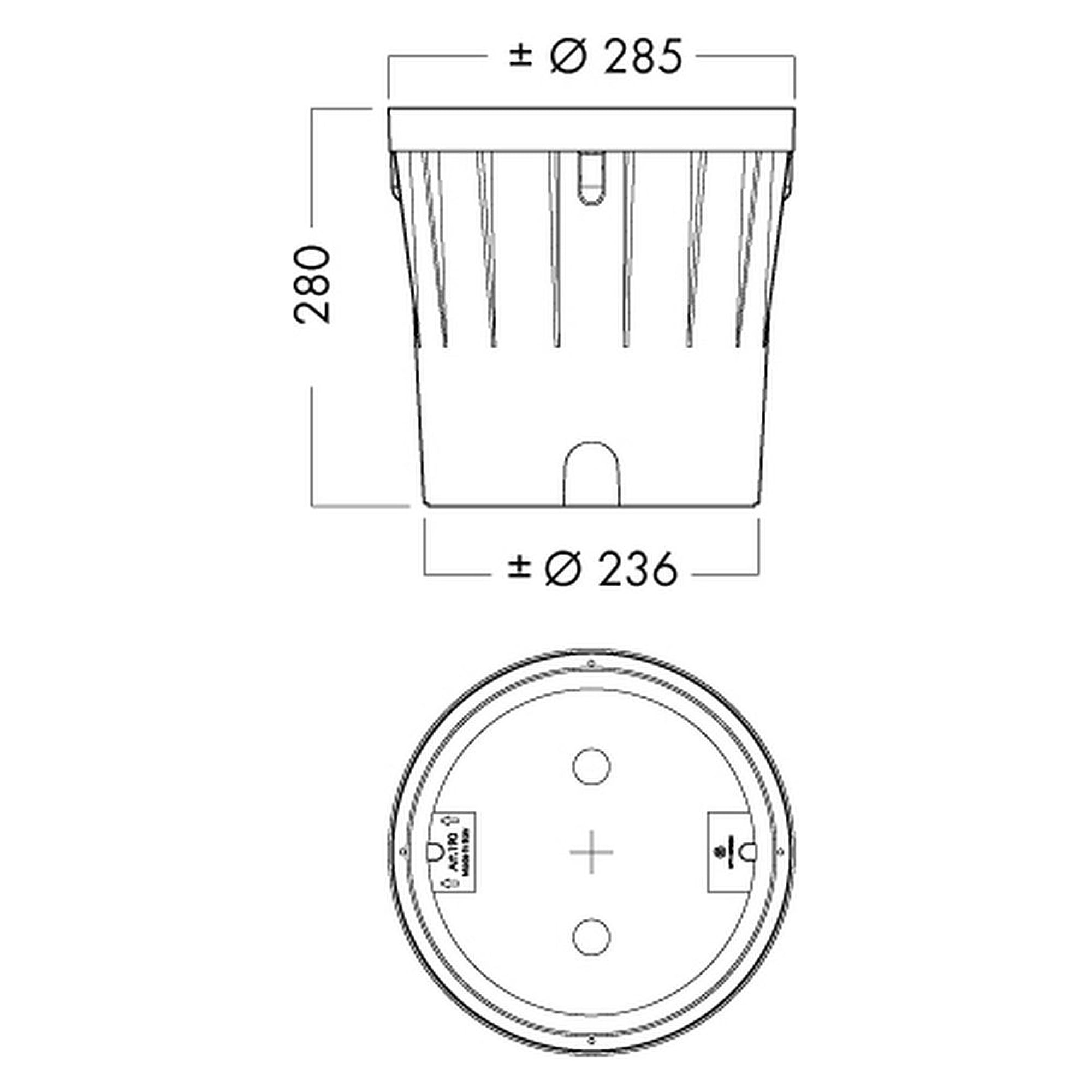 Glamox O87-R290 MOUNTING BOX 190