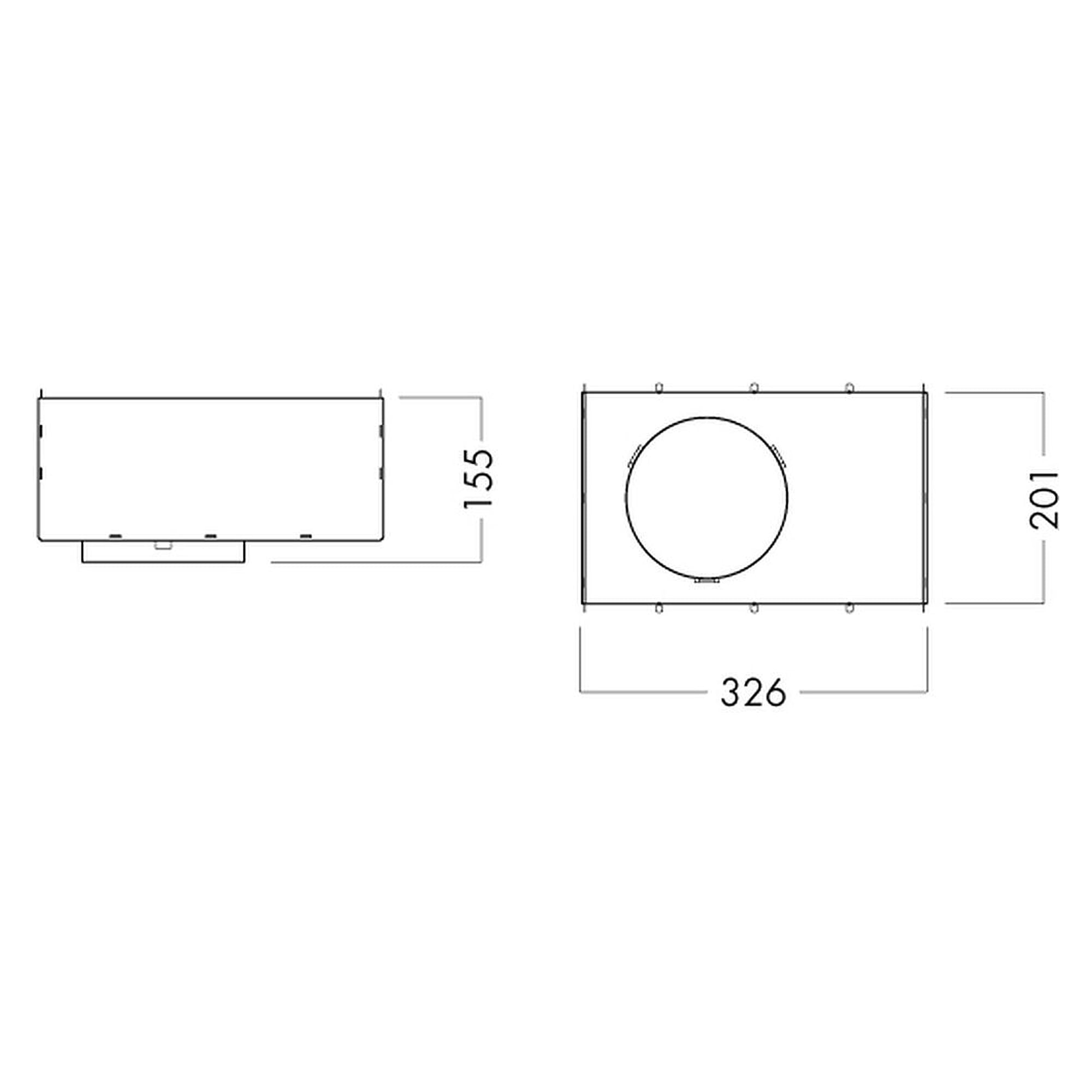 Glamox O67-R165 CONCRETE BOX 198