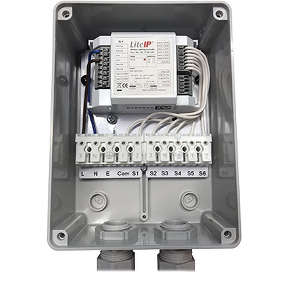 Glamox 650001001. Wireless Lösungen LMS WIRELESS SCENE CONTROLLER