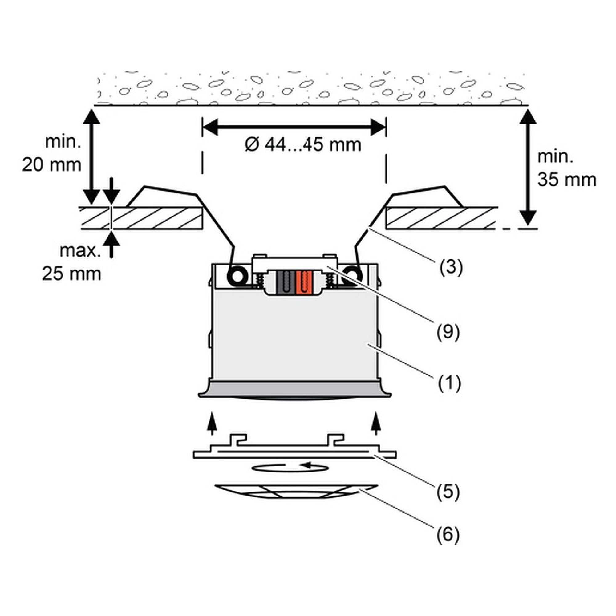 Glamox LMS KNX PIR SENSOR COMF MINI EB