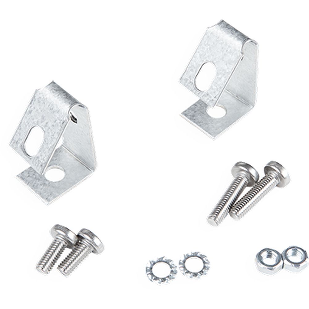 Glamox 887980614. BRACKET ALUZ FOR HORIZONTAL wire  MAX d.7MM (2 PCS)