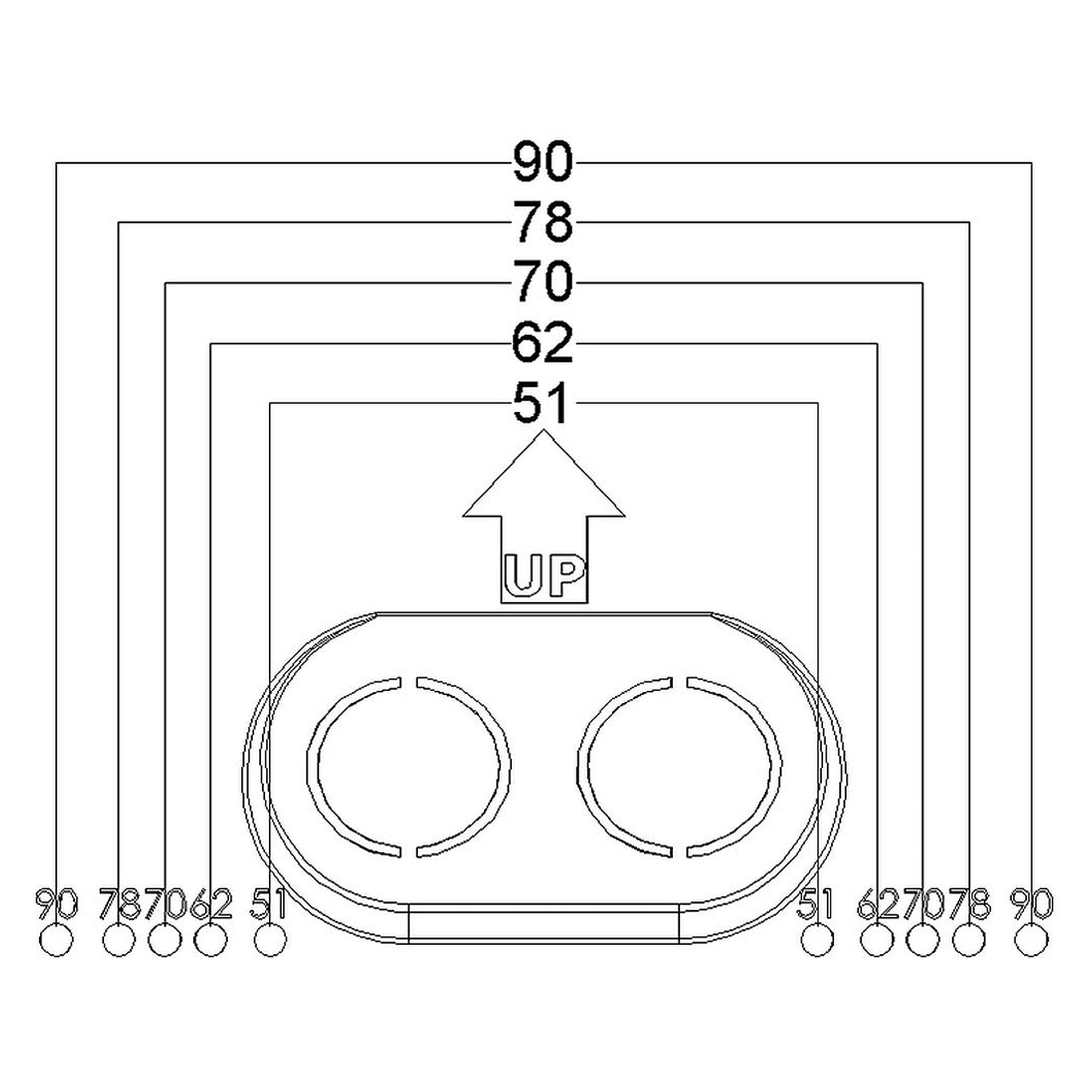 Glamox A15-S215 luminaire décoratif, 1063 lm, 3000 K, sur secteur