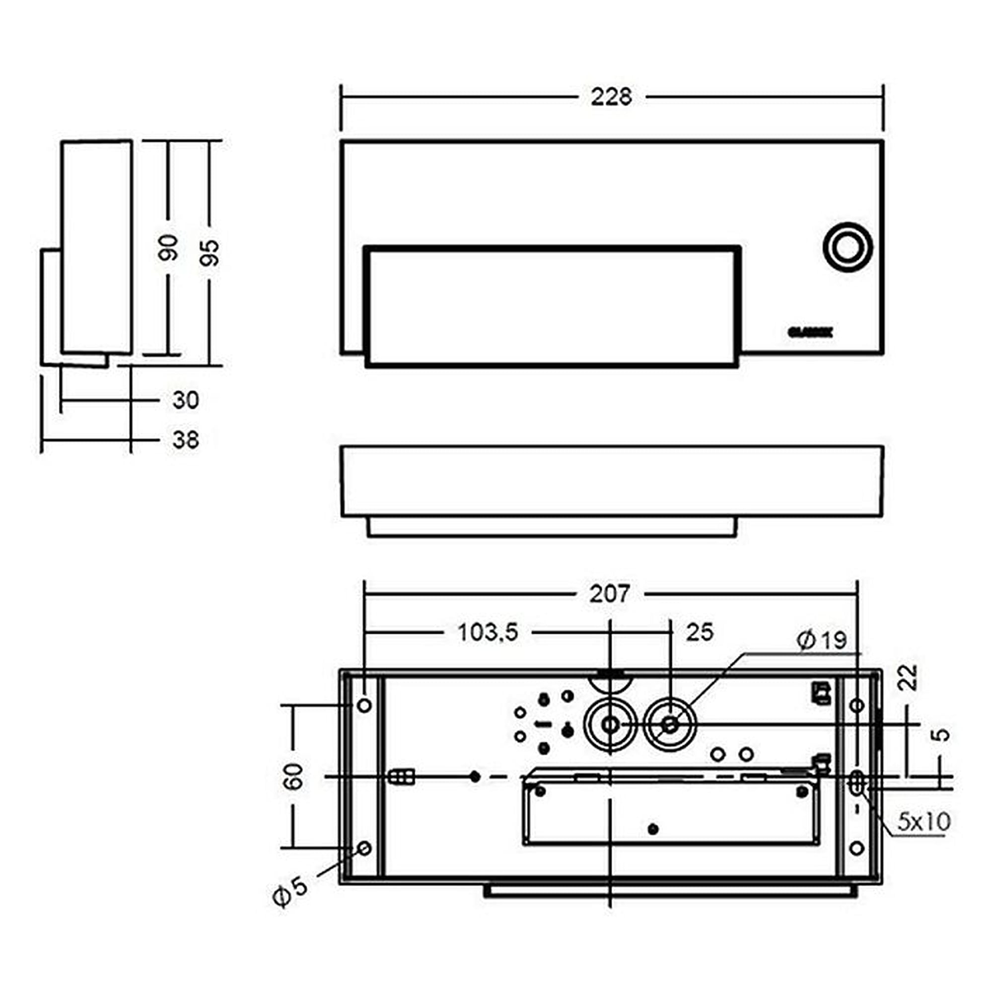 Glamox A42-W Dekorationsleuchte, 353 lm, 3000 K