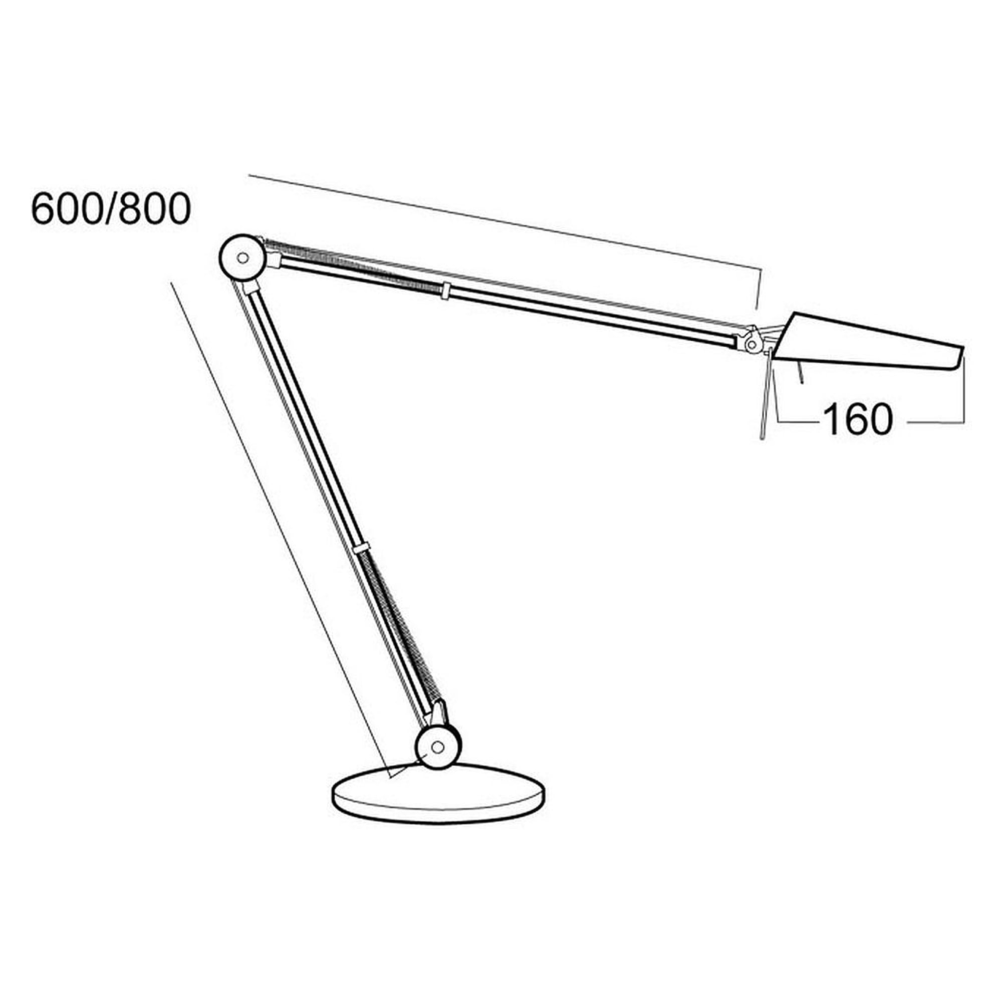Glamox Air workplace luminaire, 501 lm, 3000 K (Ra 90)