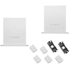 Glamox C80RCAP00. C80-RR END CAP SET 2 PCS ANODIZED (3+ OPTICS)