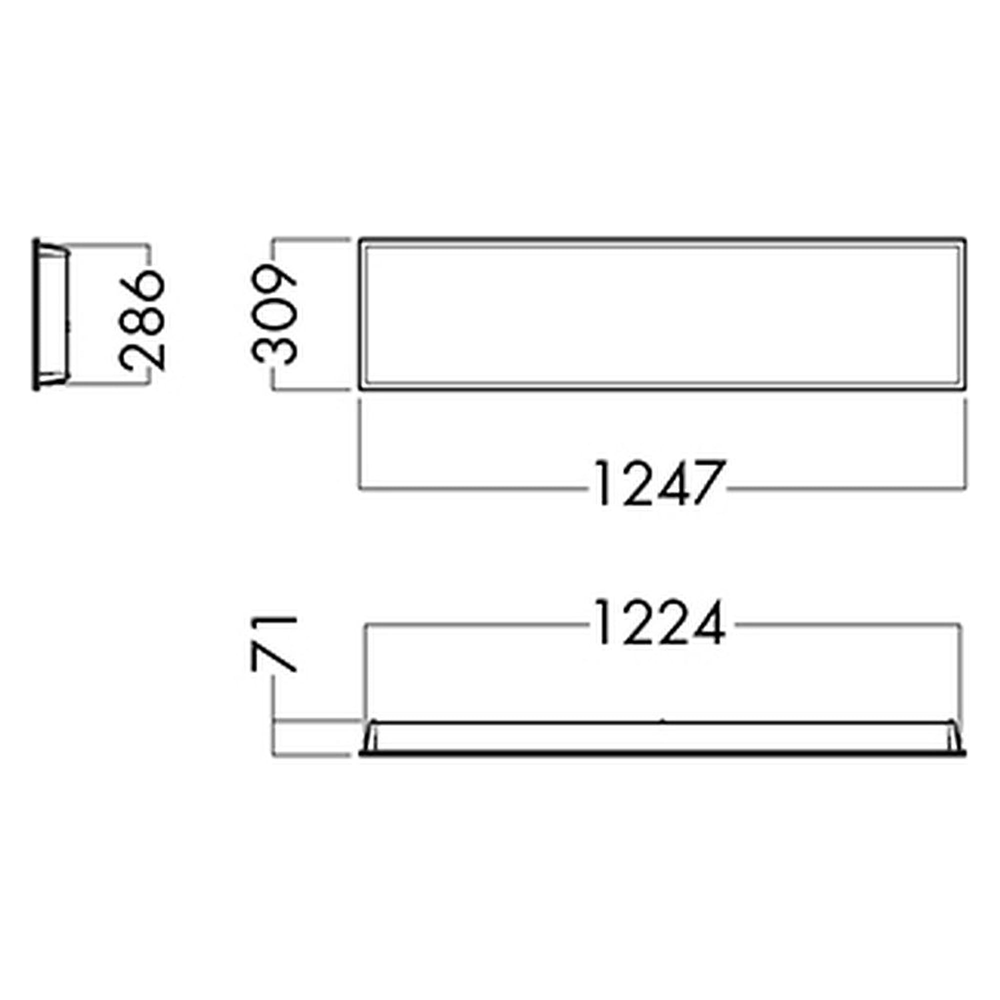 Glamox C90-R312x1250 luminaire d'intérieur, 5029 lm, 4000 K, à gradation DALI