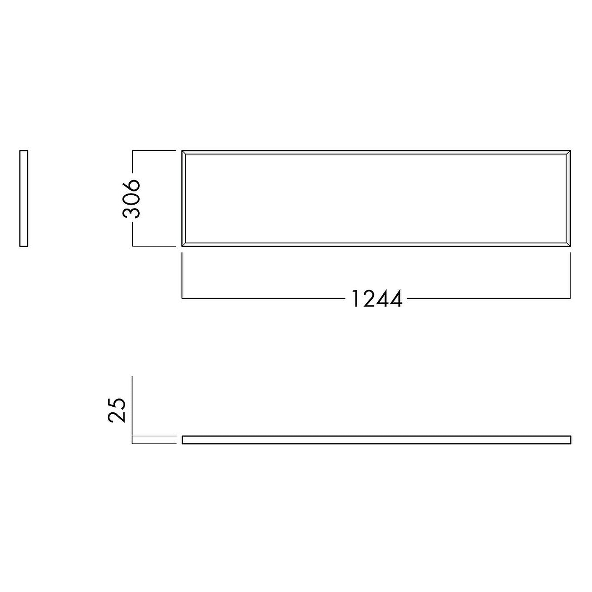 Glamox C95-R312x1250 Innenraumleuchte, 3506 lm, 4000 K, DALI-dimmbar