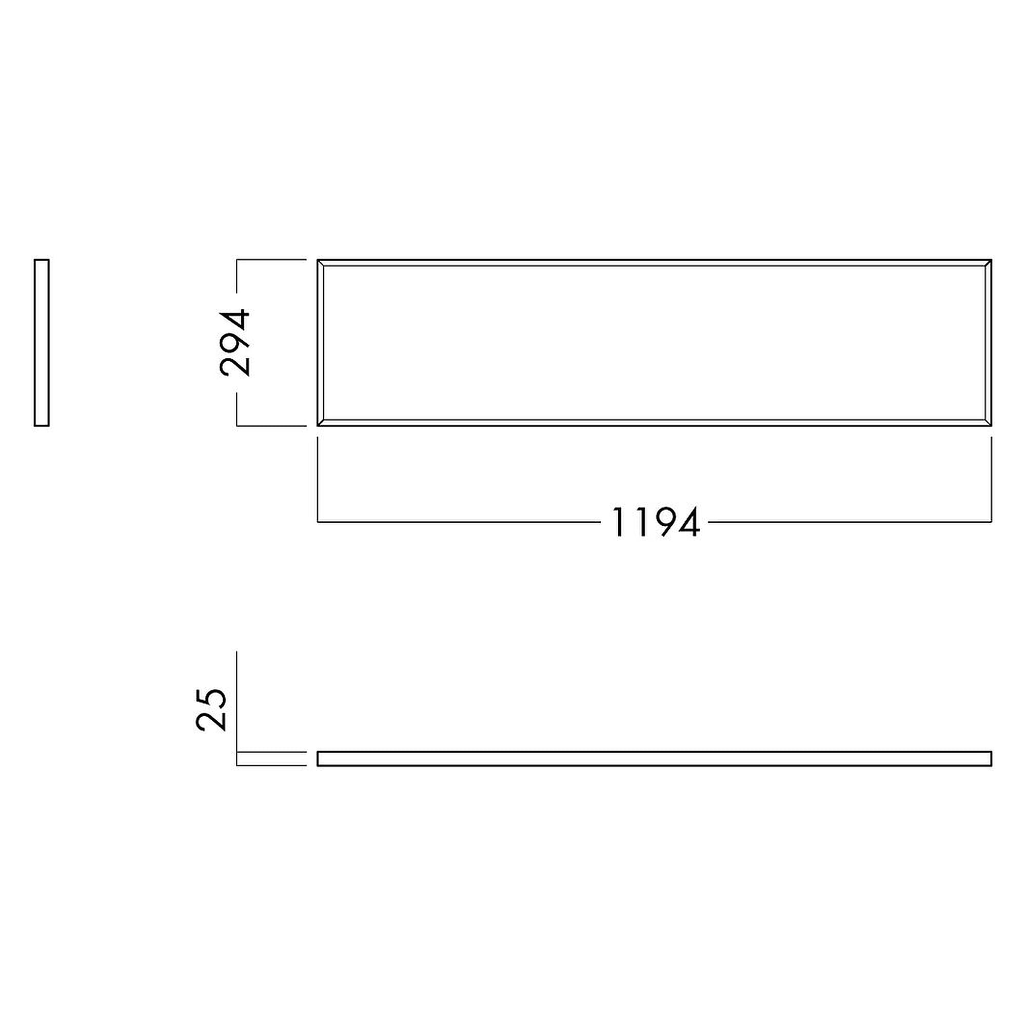 Glamox C95-R300x1200 luminaire d'intérieur, 4434 lm, 3000 K, à gradation DALI