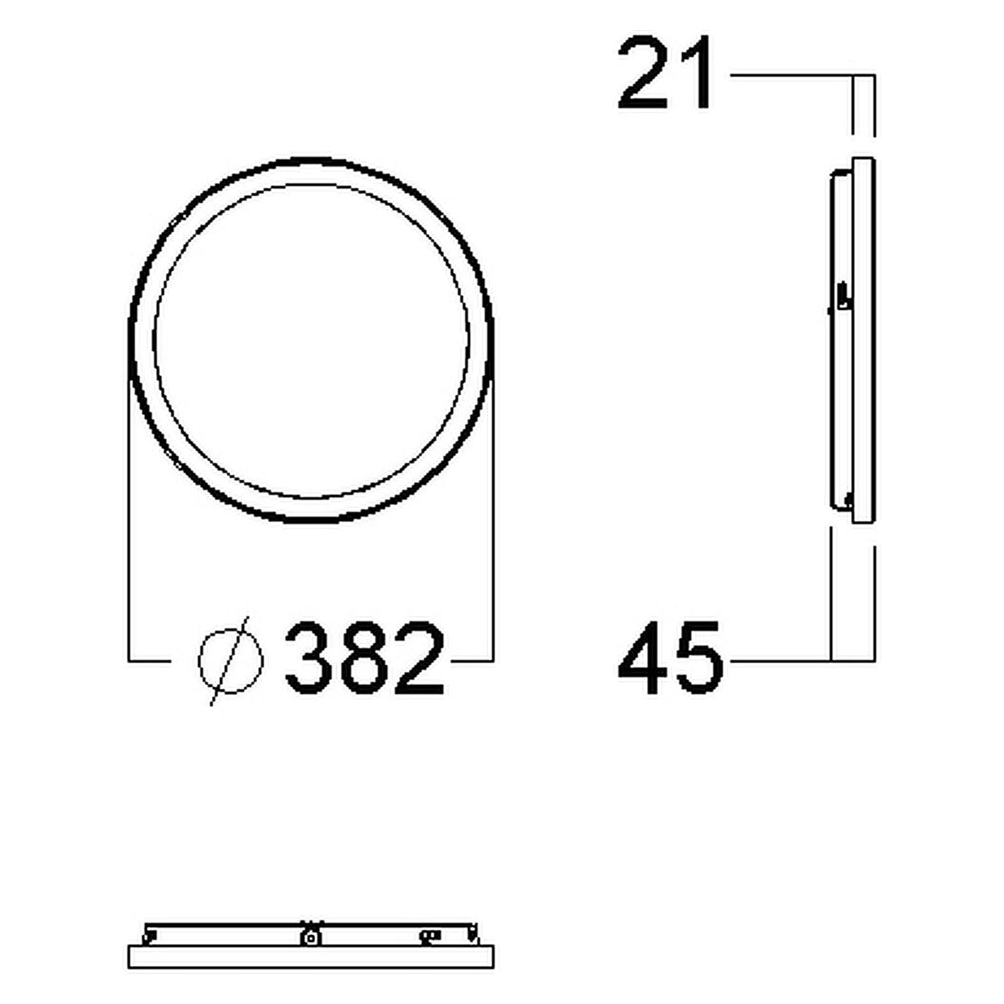 Glamox C95-SC375 Innenraumleuchte, 1884 lm, 4000 K, schaltbar