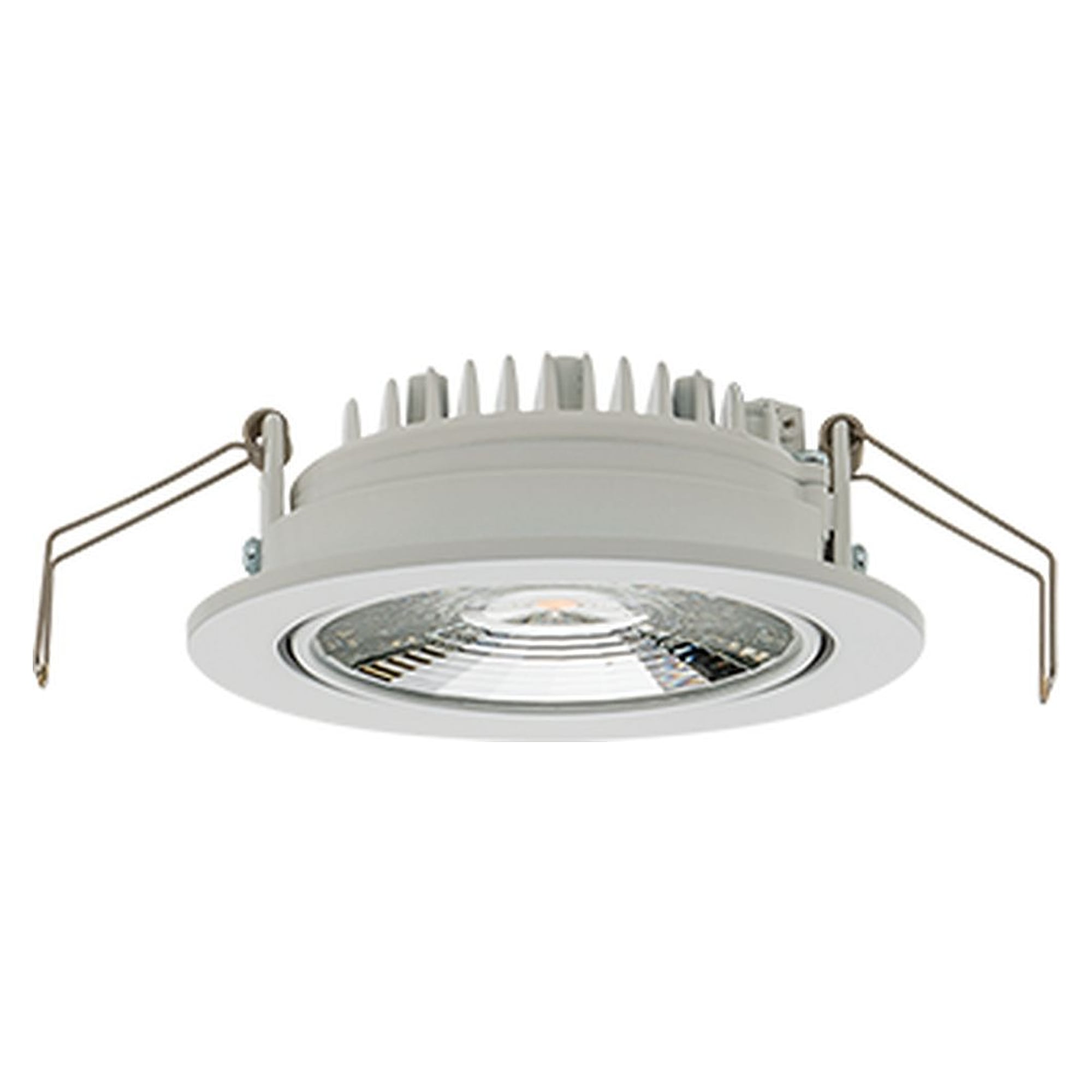 Glamox D40-R92A downlight, 672 lm, 3000 K, mains-powered