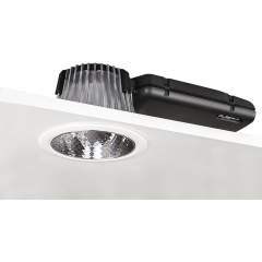 Glamox D70515253. D70-R155 LED 1100 DALI 840 LI SF/WH