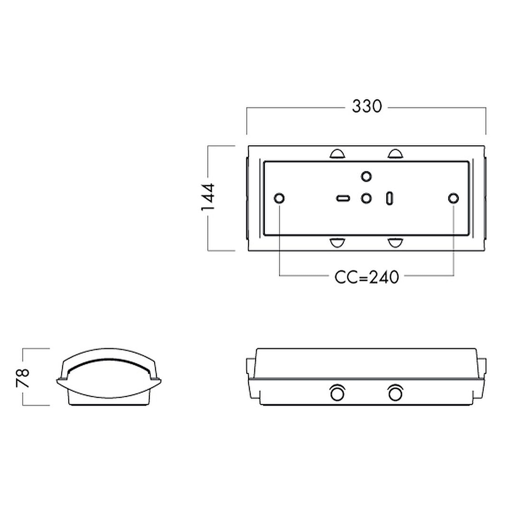 Glamox E20-S G2 LED Z/24V AC/DC