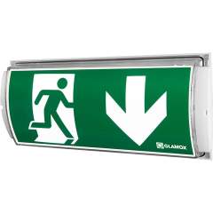 Glamox E20260902. Emergency Lighting E20-S G2 LED Z/230V AC/DC