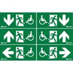 Glamox E2091350-6. E20 G2 SIGN KIT WHEELCHAIR