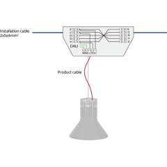 Glamox EXT001002. Light Control LMS EXT CHW-SEN TW M25