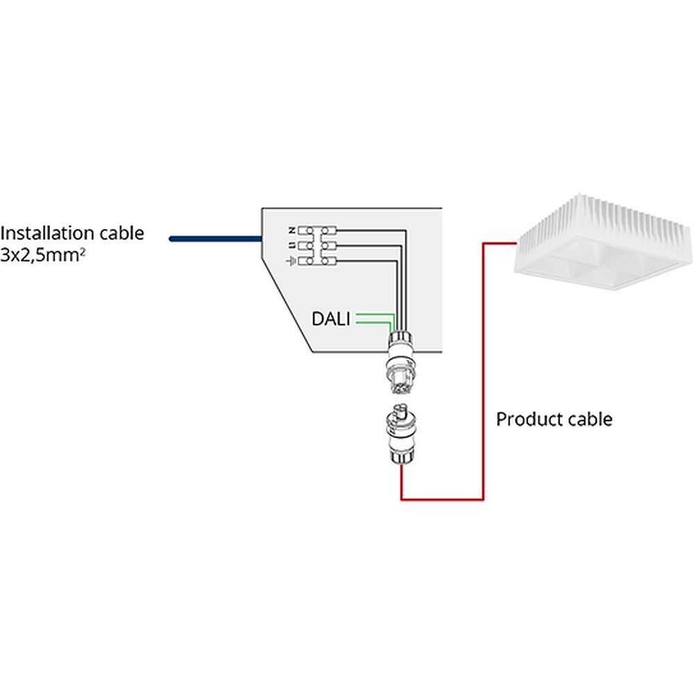 Glamox EXT001003. Wireless Lösungen LMS EXT CHW-SEN QW M20