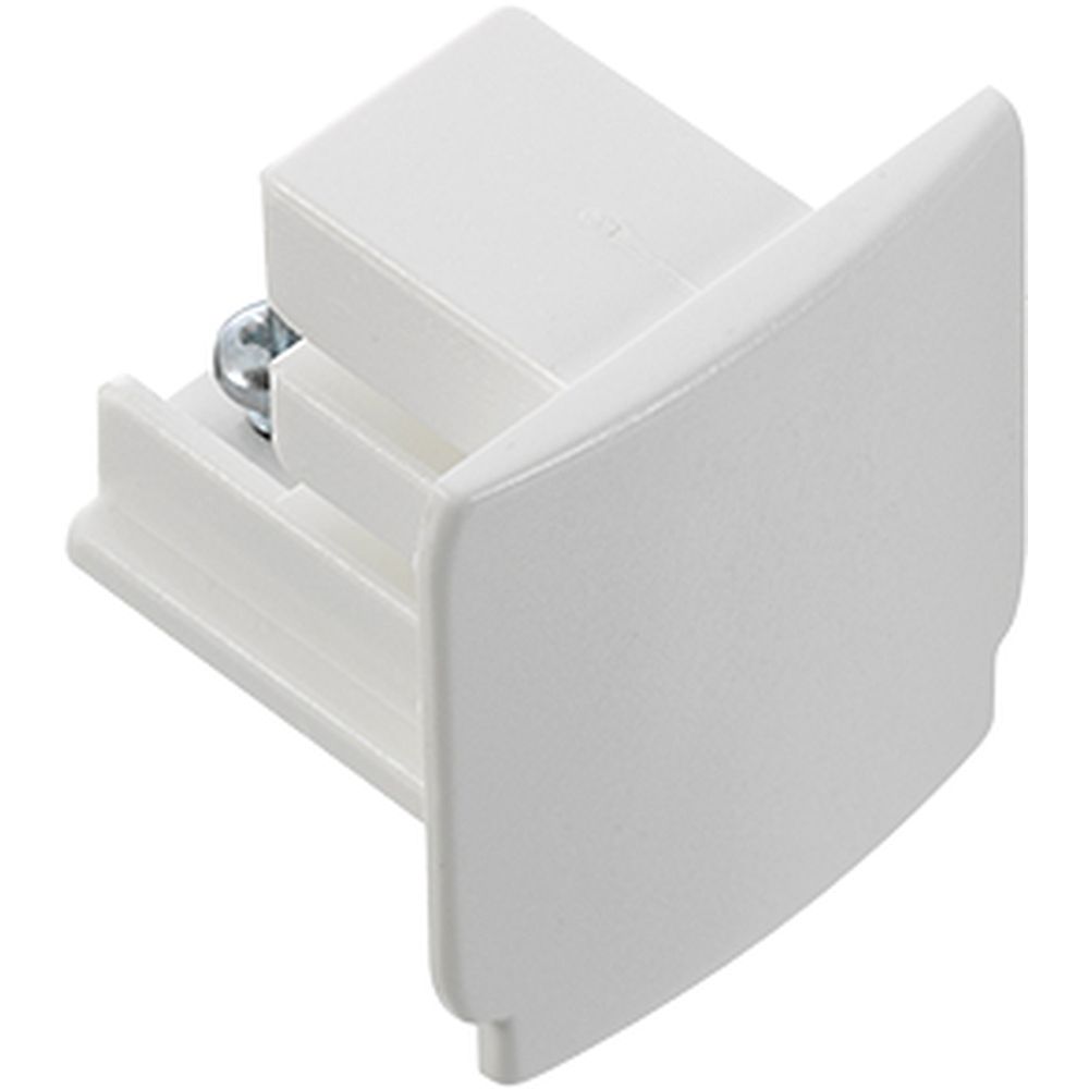 Glamox GTS41-3. PRO TRACK END CAP WHITE