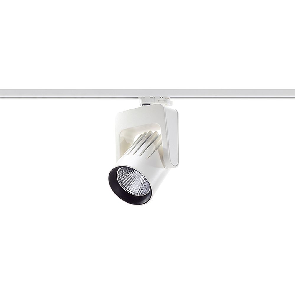 Glamox S702045611. Spotlight S70 MIDI WH LED 3000 DALI 930 26°