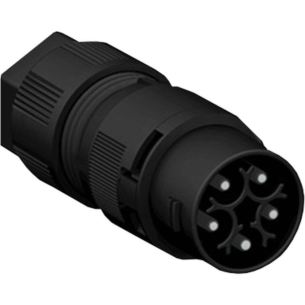 Glamox T538002MAL. VERBINDUNGSSTECKER Stucchi schwarz 3800 Male 5P