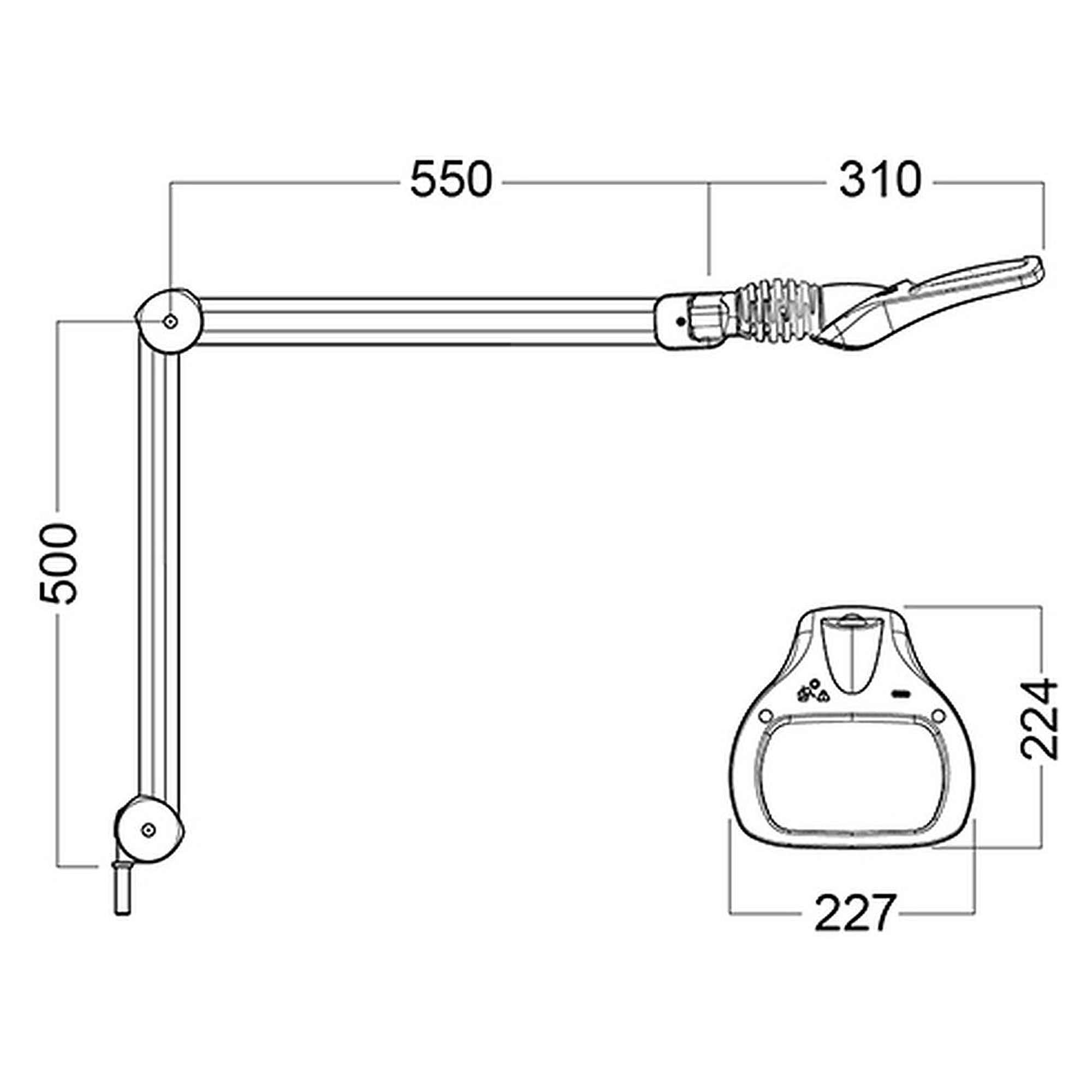 Glamox Wave LED-Leuchte, 764 lm, 4000 K