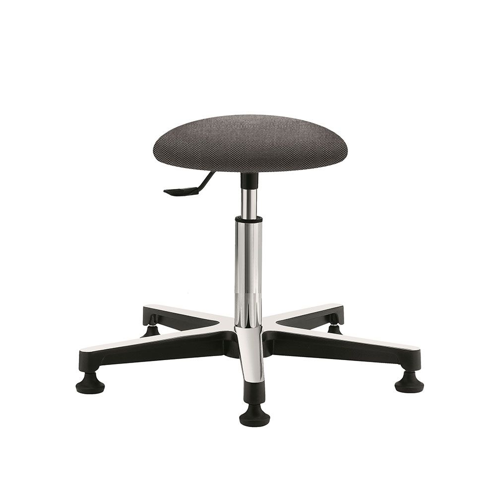 ESD Hocker GREF 204, Sitzhöhe 420-550 mm, mit Gleitern, Gewebe